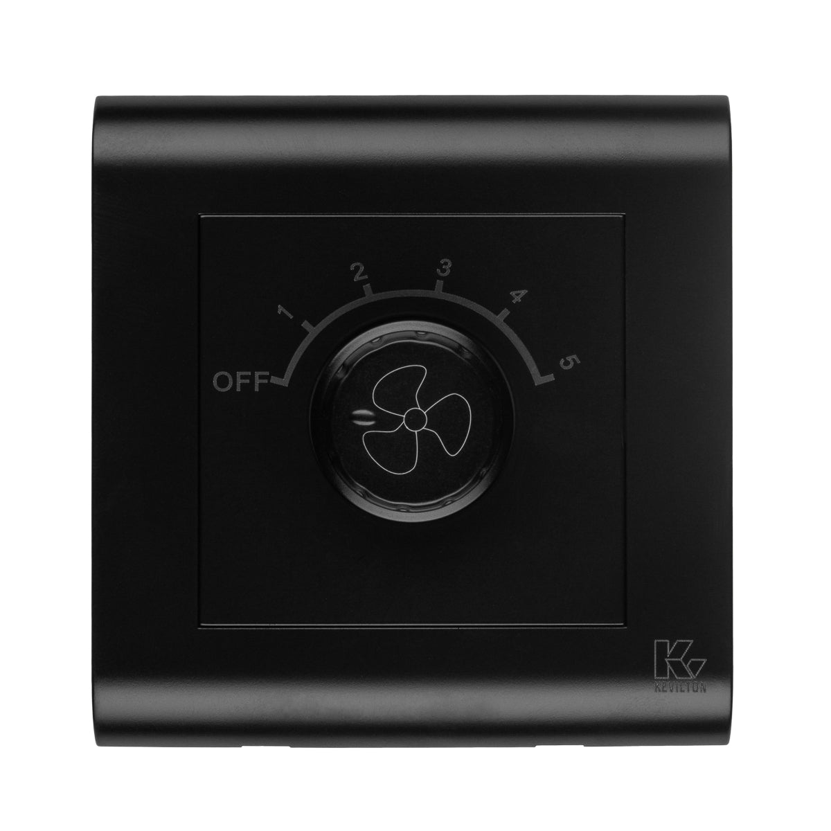 Kevilton Modular Jet Black 5 Step Hum Free Fan Controller