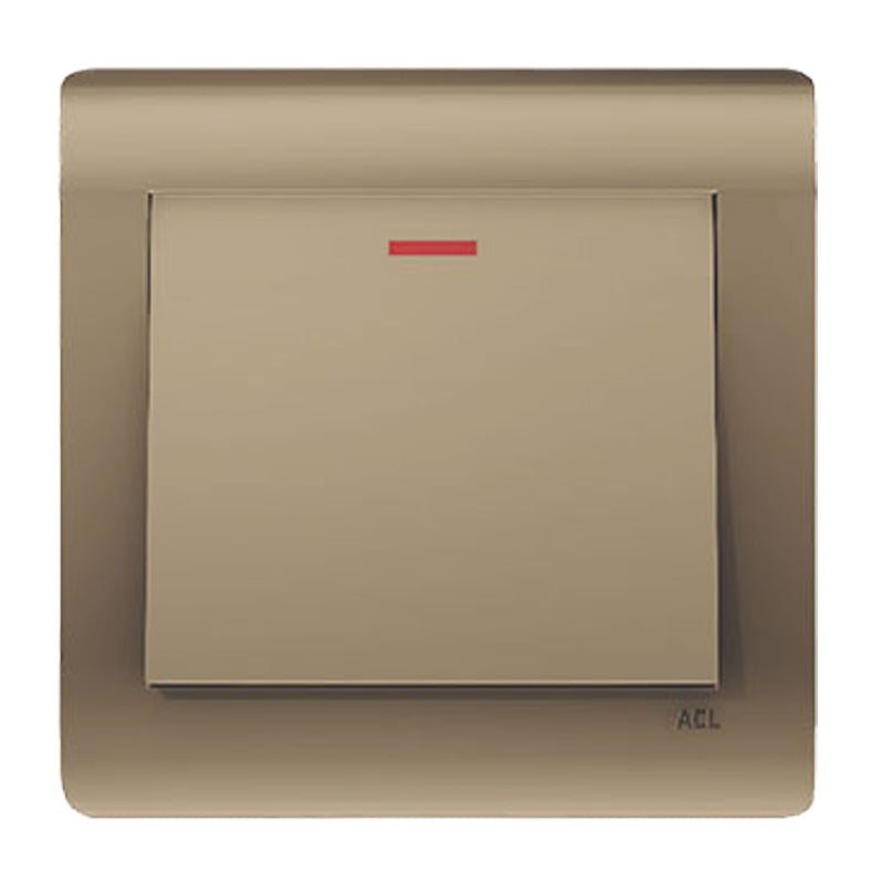 ACL Elegance Bronze 20A Double Pole With Indicator