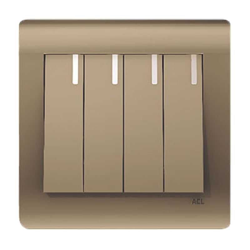 ACL Elegance Bronze 4 Gang 2 Way