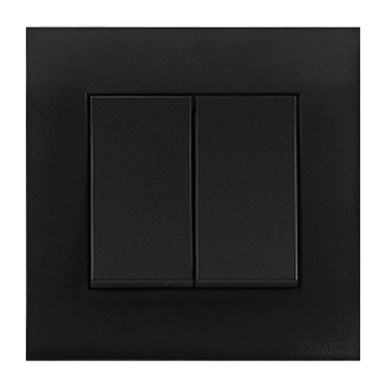 Orange Akoya Black 2Gang 1Way