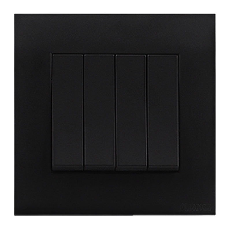 Orange Akoya Black 4Gang 2Way