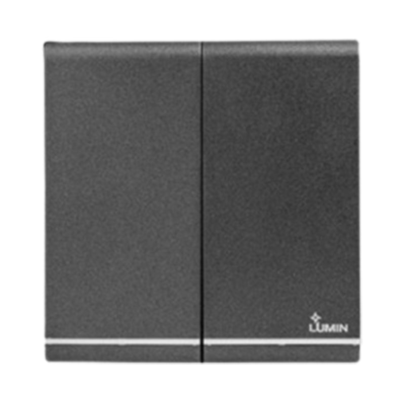 DIMO LUMIN BLACK RANGE 2 Gang 1Way