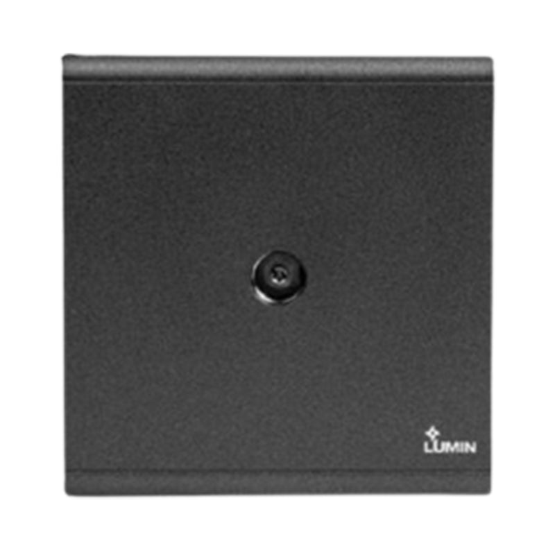 DIMO LUMIN BLACK RANGE TV Socket