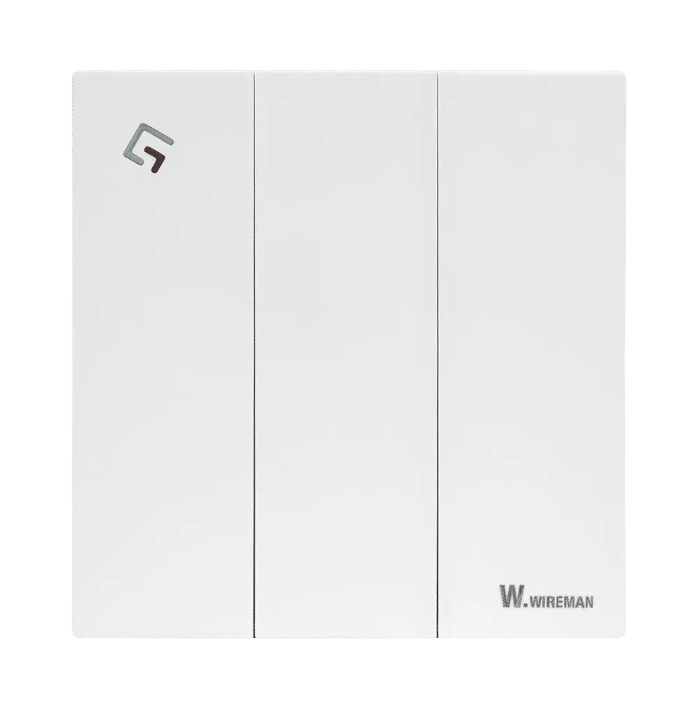 Wireman Infinity White 3Gang 2Way Switch