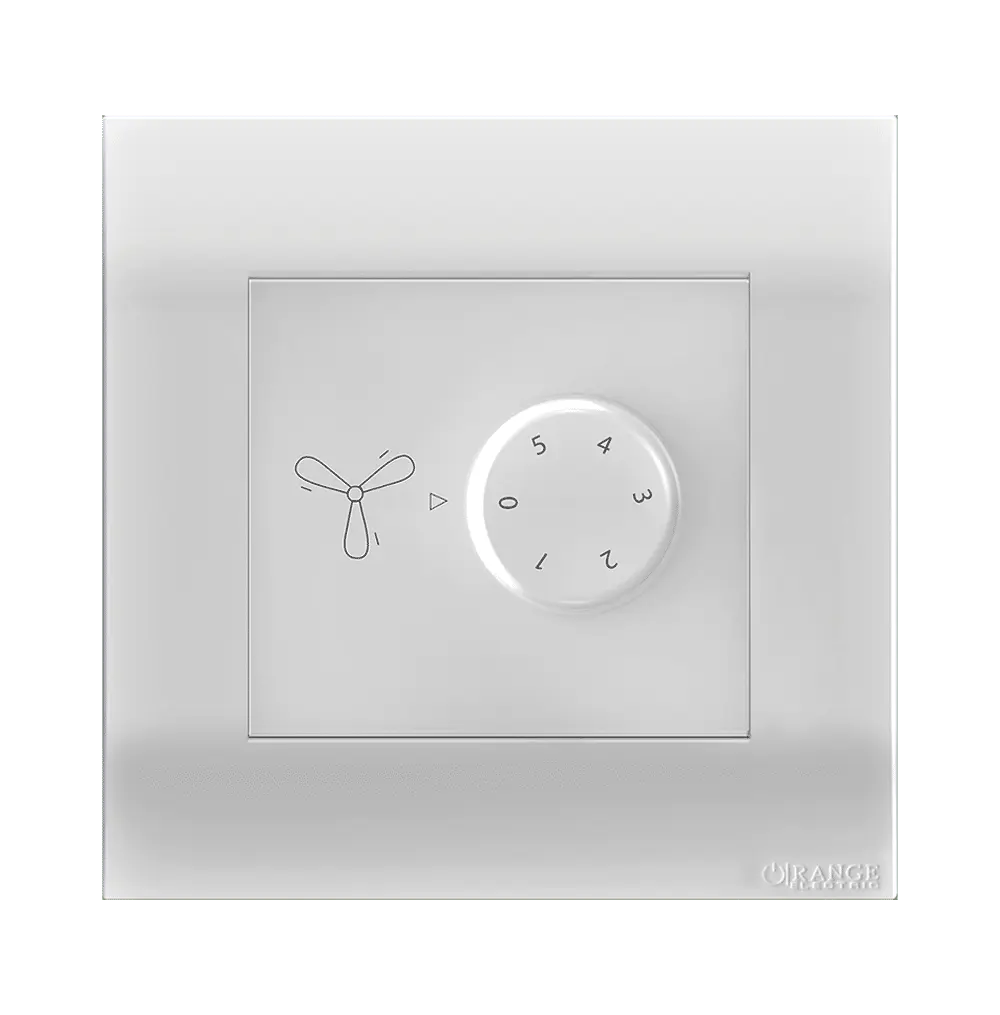 Orange Akoya White Fan Hum Free 5Step