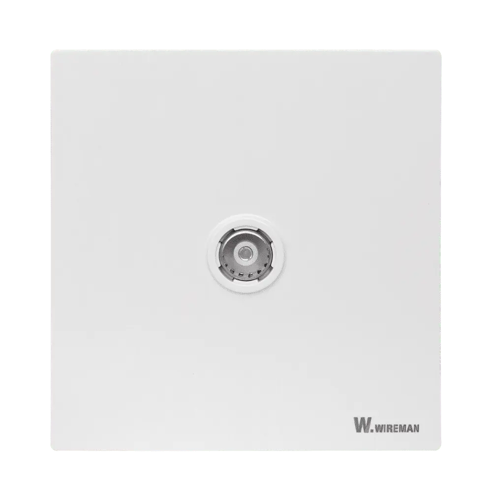 Wireman Infinity White TV Socket