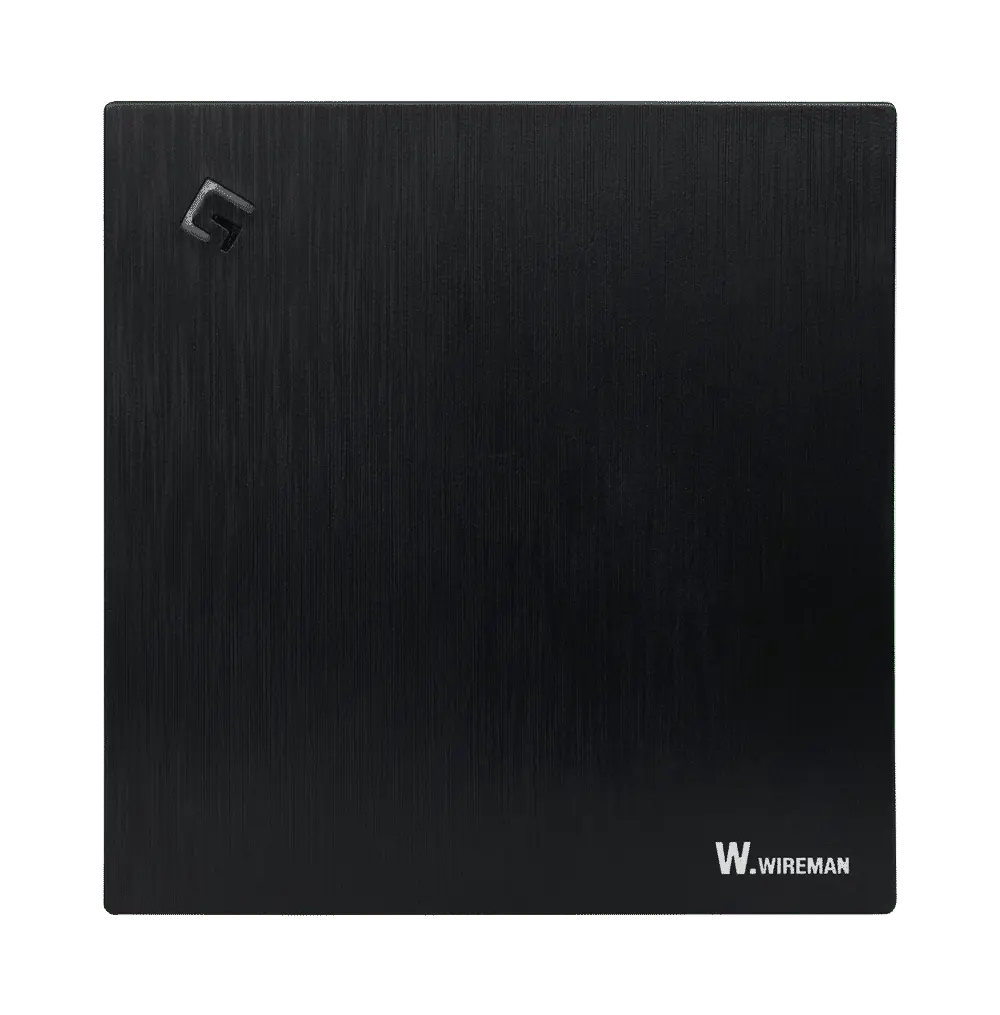 Wireman Infinity Black 1Gang 2Way Switch