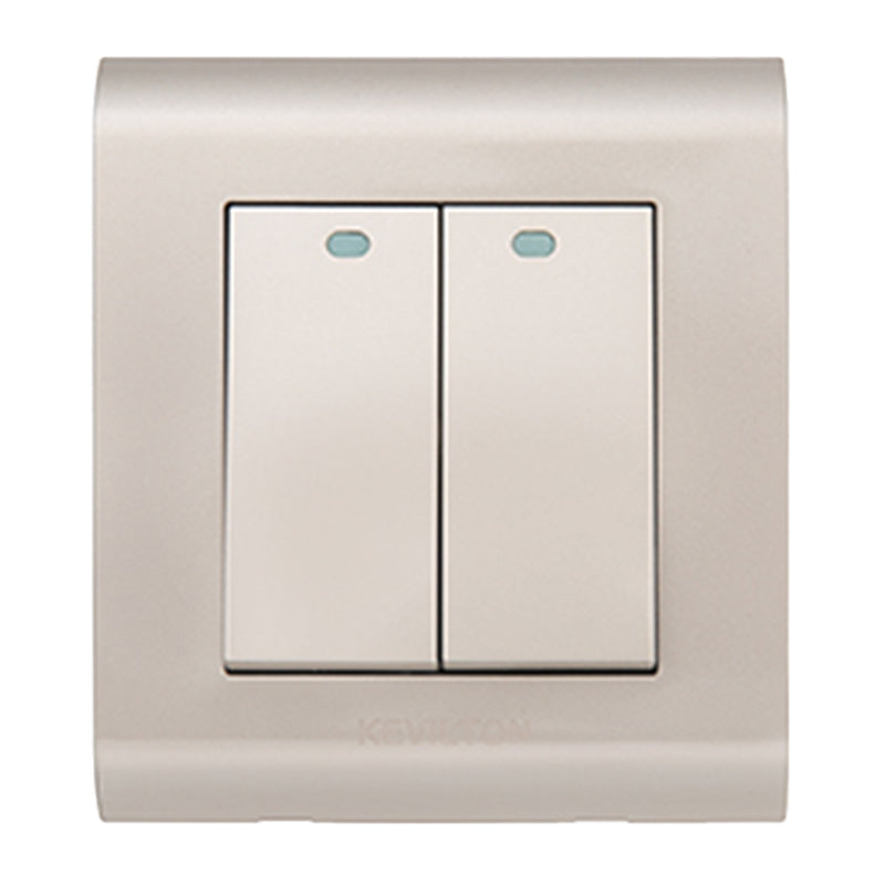 Kevilton Modular Gold 2Gang 2Way Switch