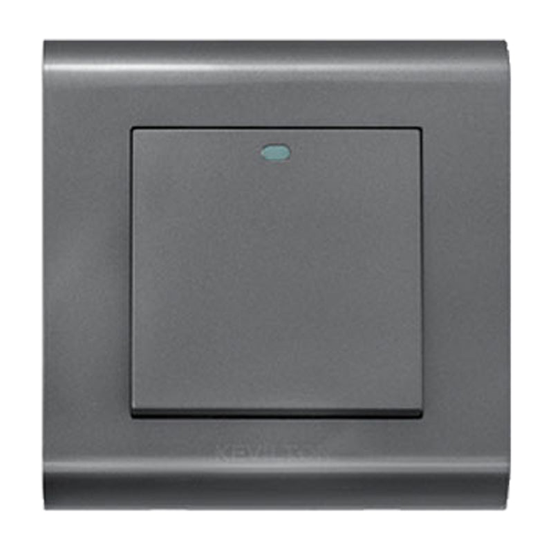 Kevilton Modular Black 1Gang 2Way Switch