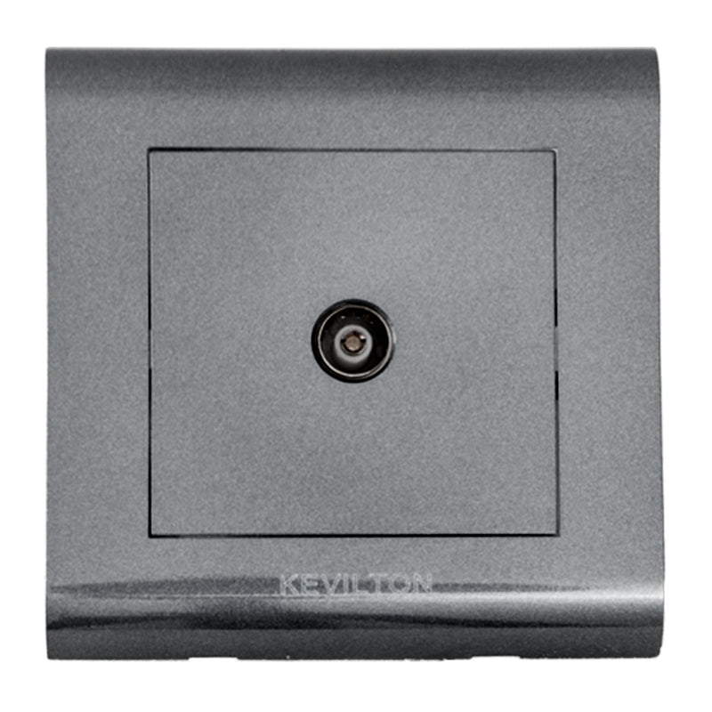 Kevilton Modular Black TV Socket
