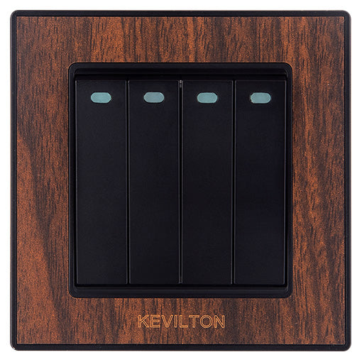Kevilton Nature Kumbuk 4Gang 1Way Switch