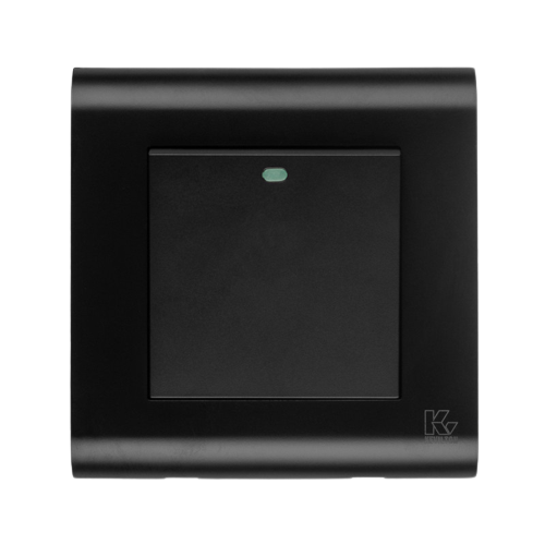 Kevilton Modular Jet Black 1Gang 1Way Switch