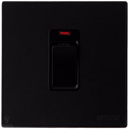 Kevilton Nature Deep Black 20A D/Pole Switch
