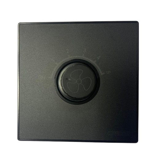 Kevilton Nature Deep Black HumFree 5Step Fan Switch