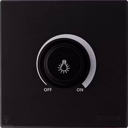 Kevilton Nature Deep Black Light Dimmer Switch