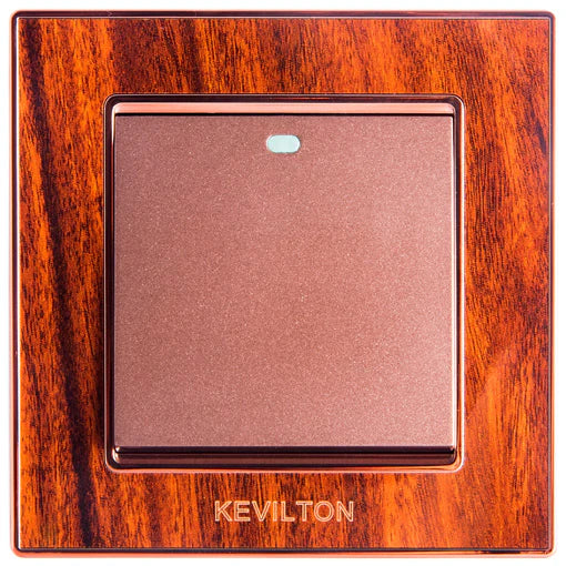 Kevilton Nature Mahogany 1Gang 2Way Switch