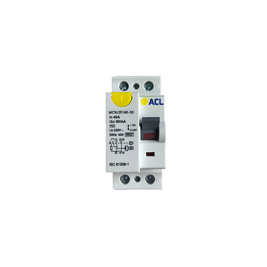 ACL Trip Switch (RCD) Double Pole-Mercury Series